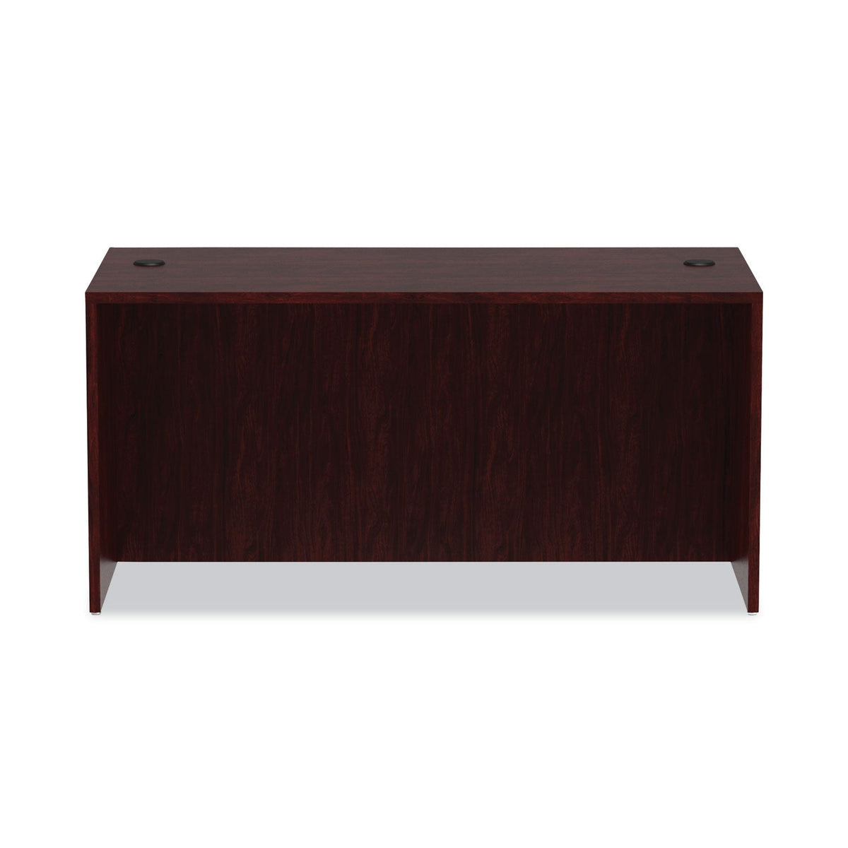 Alera Valencia Series Straight Front Desk Shell, 59.13" x 29.5" x 29.63", Mahogany