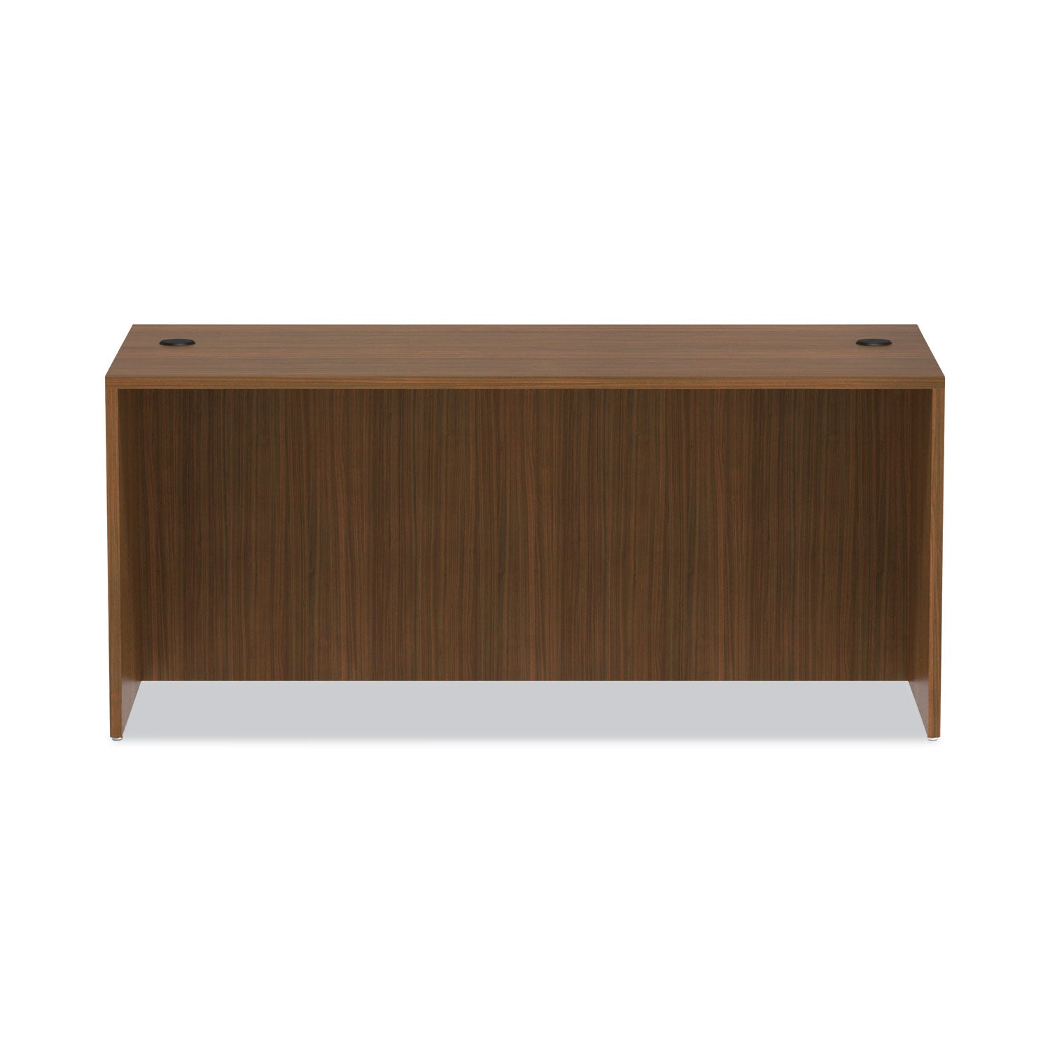 Alera Valencia Series Straight Front Desk Shell, 65" x 29.5" x 29.63", Modern Walnut