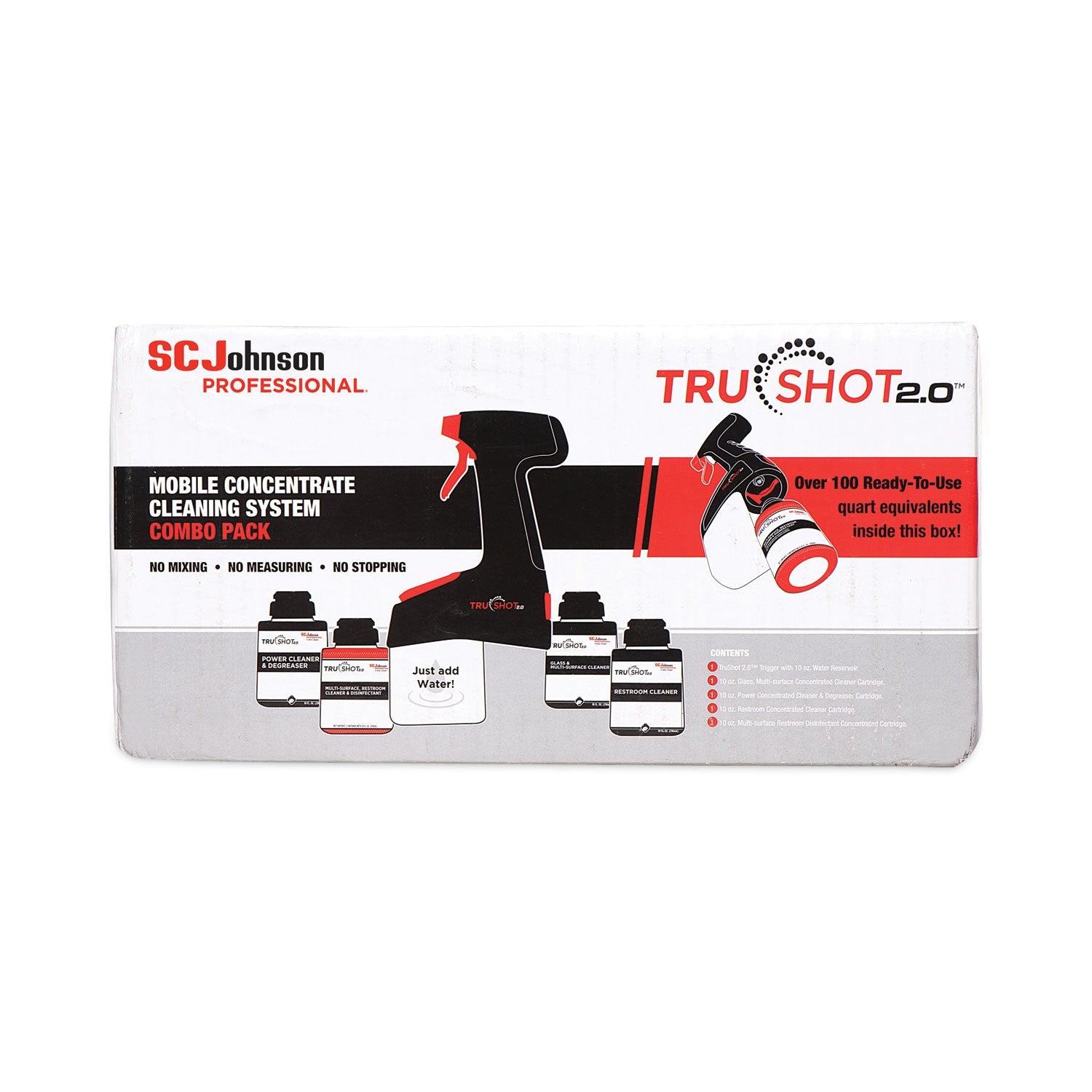 SC Johnson Professional TruShot 2.0 Mobile Dispensing System, 10 oz Concentrate