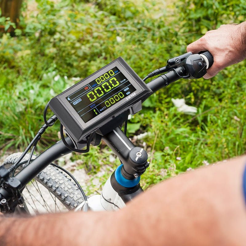 5/6-pin SW900 color smart meter, e-scooter/mountain bike LCD data display modification part.