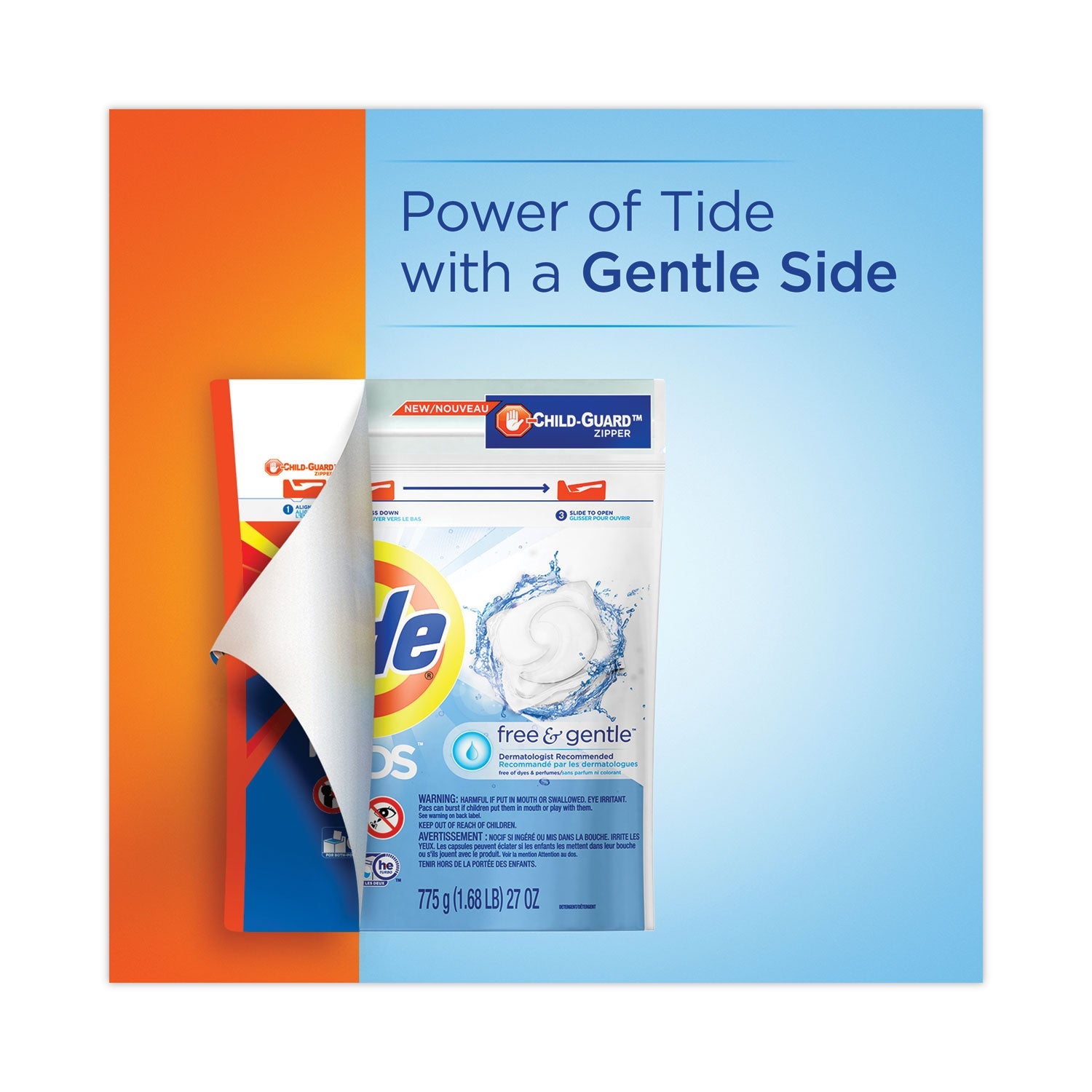 Tide Pods, Unscented, 81 Pods/Tub