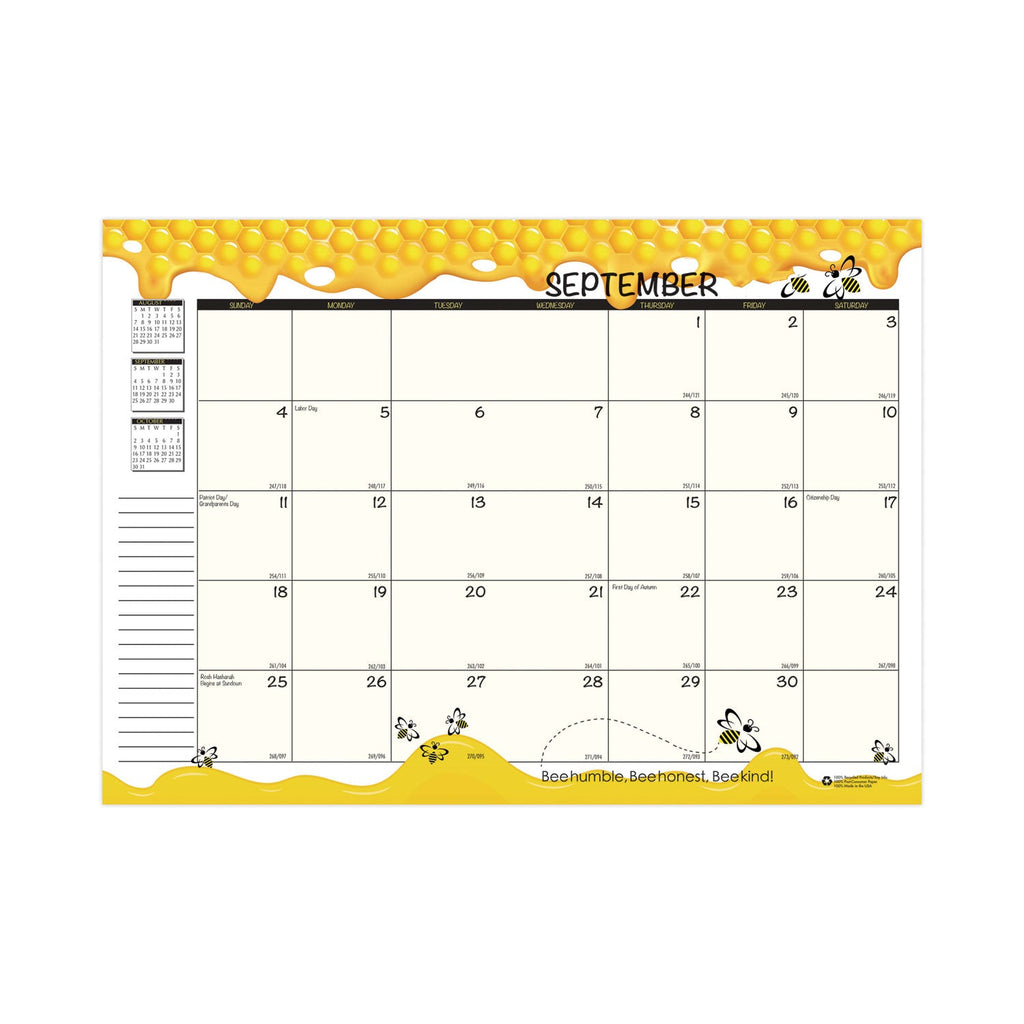 House of Doolittle Recycled Academic Honeycomb Planner, Honeycomb Artwork, 10 x 7, Multicolor Cover, 12-Month (Aug to July): 2023