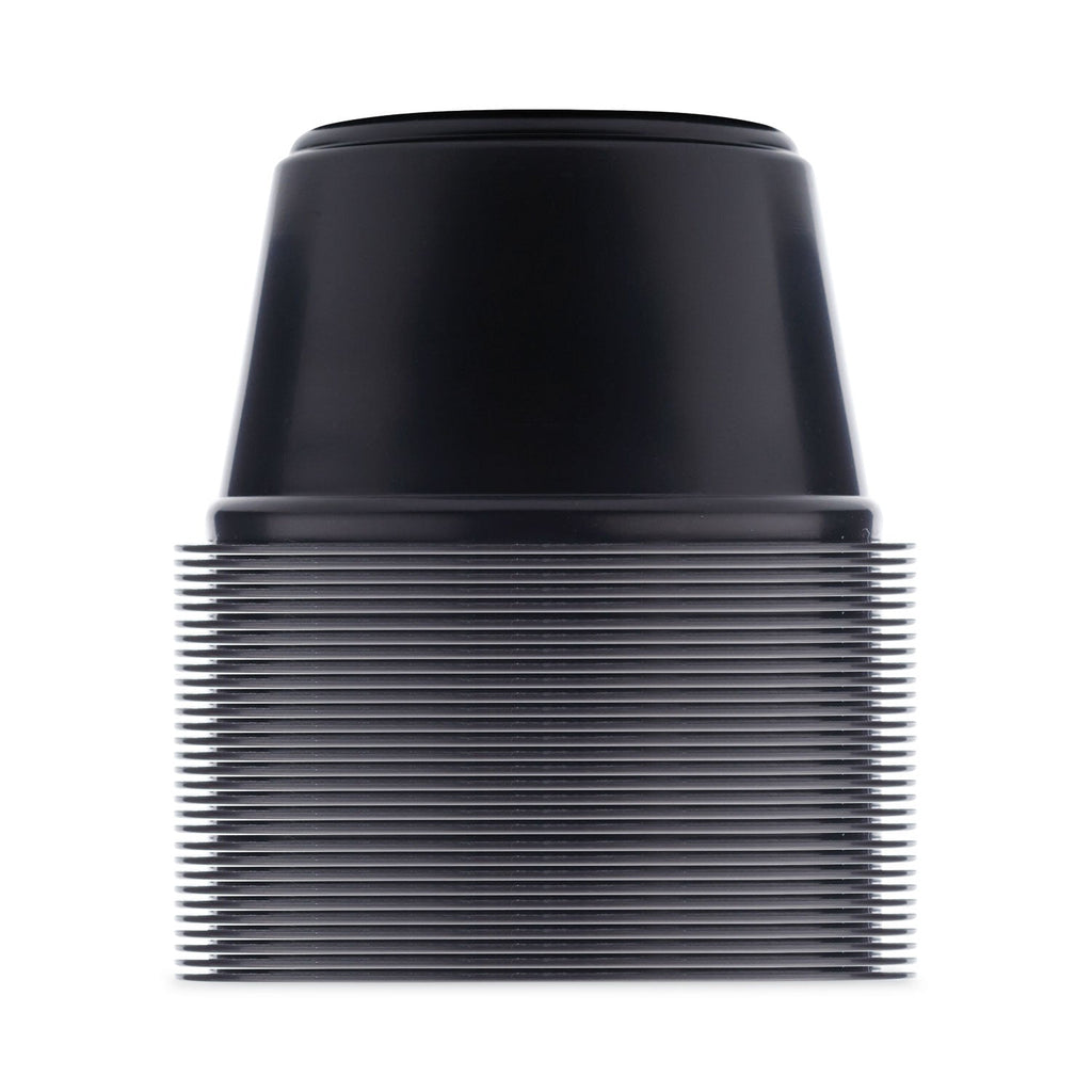 SupplyCaddy Portion Cups, 2 oz, Black, 2,500/Carton