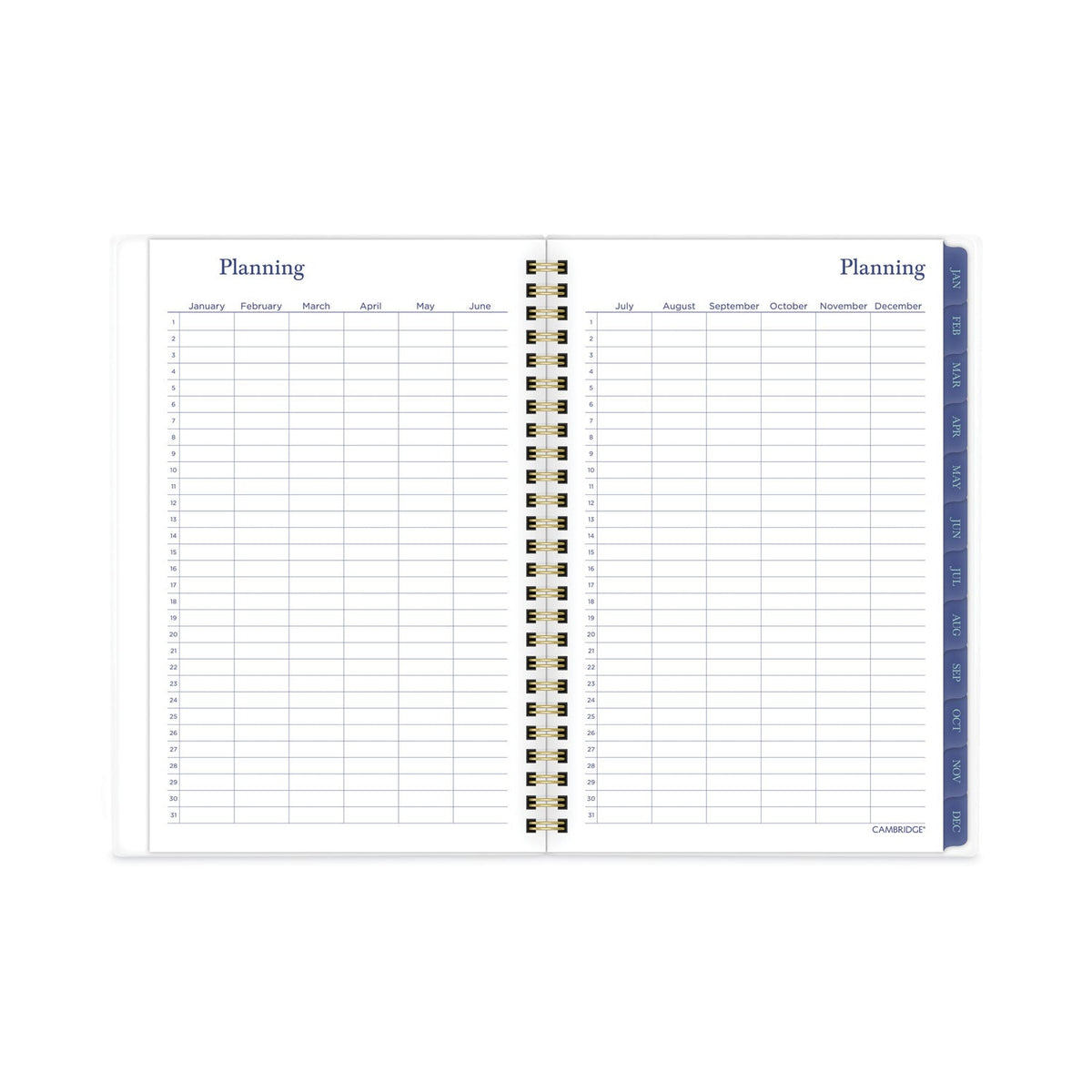Cambridge Precious Weekly/Monthly Planner, Precious Floral Artwork, 8.5 x 5.5, Blue/Green/Pink Cover, 12-Month (Jan to Dec): 2023