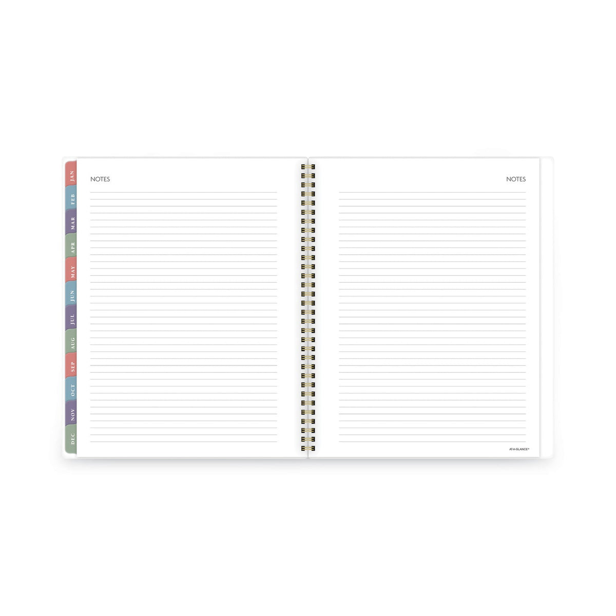 AT-A-GLANCE Badge Floral Weekly/Monthly Planner, Badge Floral Artwork, 11x8.5, Blue/Green/Pink Cover, 13-Month(Jan to Jan): 2023 to 2024