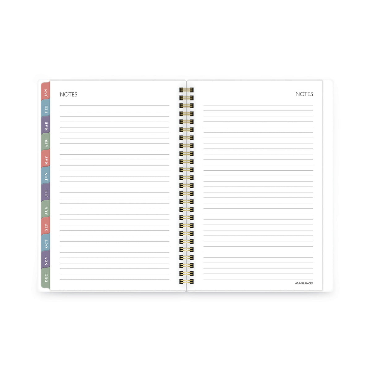 AT-A-GLANCE Badge Hand Drawn Geo Weekly/Monthly Planner, Badge Geo Artwork, 8.5x5.5, Blue/White Cover, 13-Month(Jan to Jan): 2023 to 2024