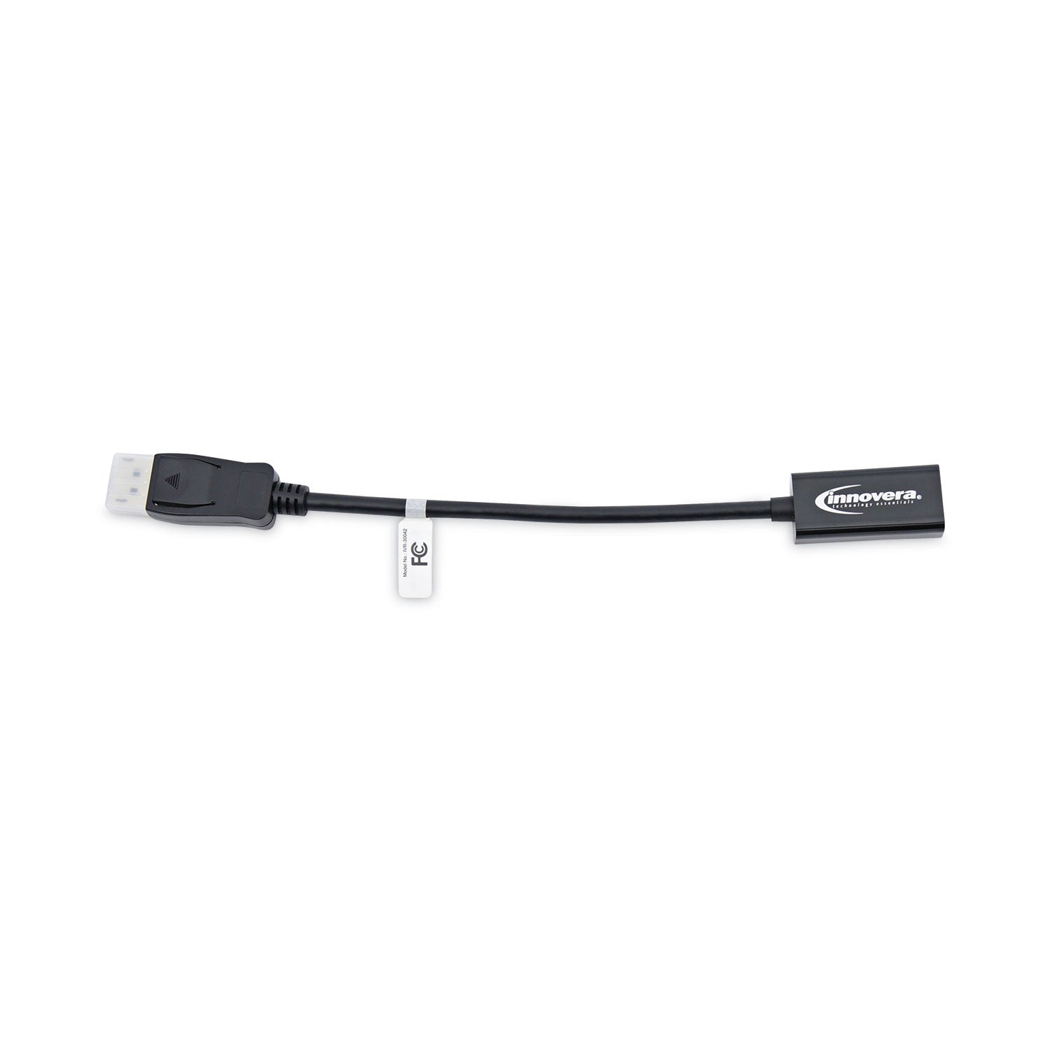 Innovera DisplayPort-HDMI Adapter, 0.65 ft, Black