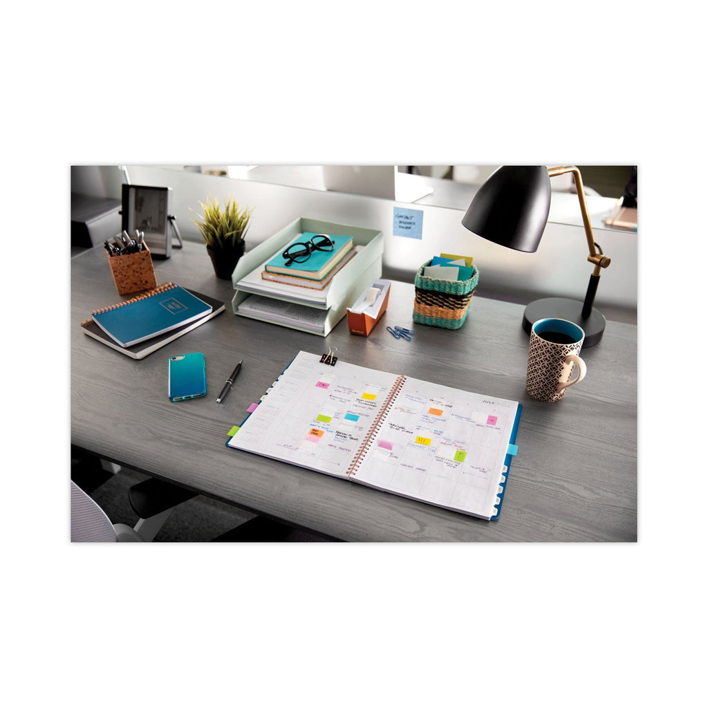 Post-it Standard Page Flags in Dispenser, Purple, 50 Flags/Dispenser, 2 Dispensers/Pack