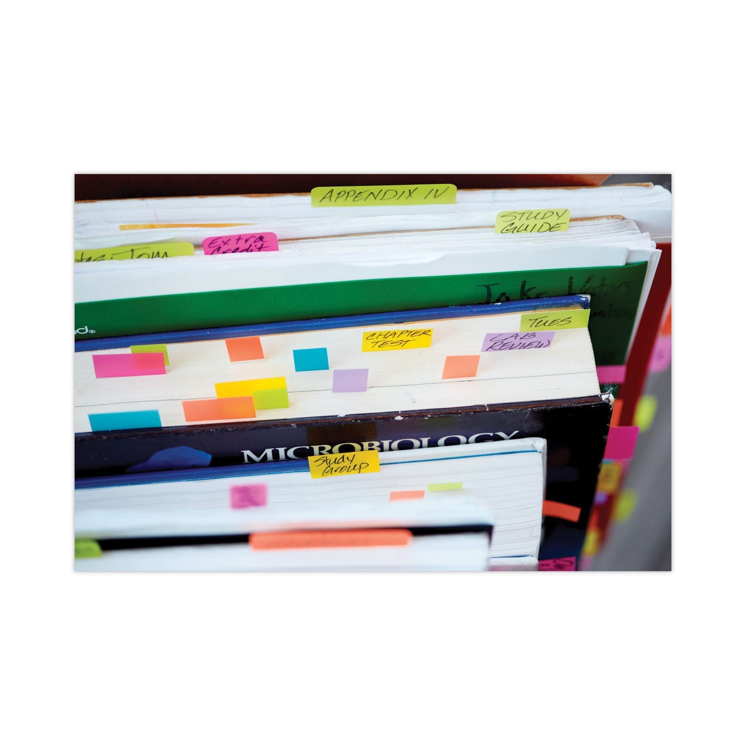 Post-it Standard Page Flags in Dispenser, Purple, 50 Flags/Dispenser, 2 Dispensers/Pack