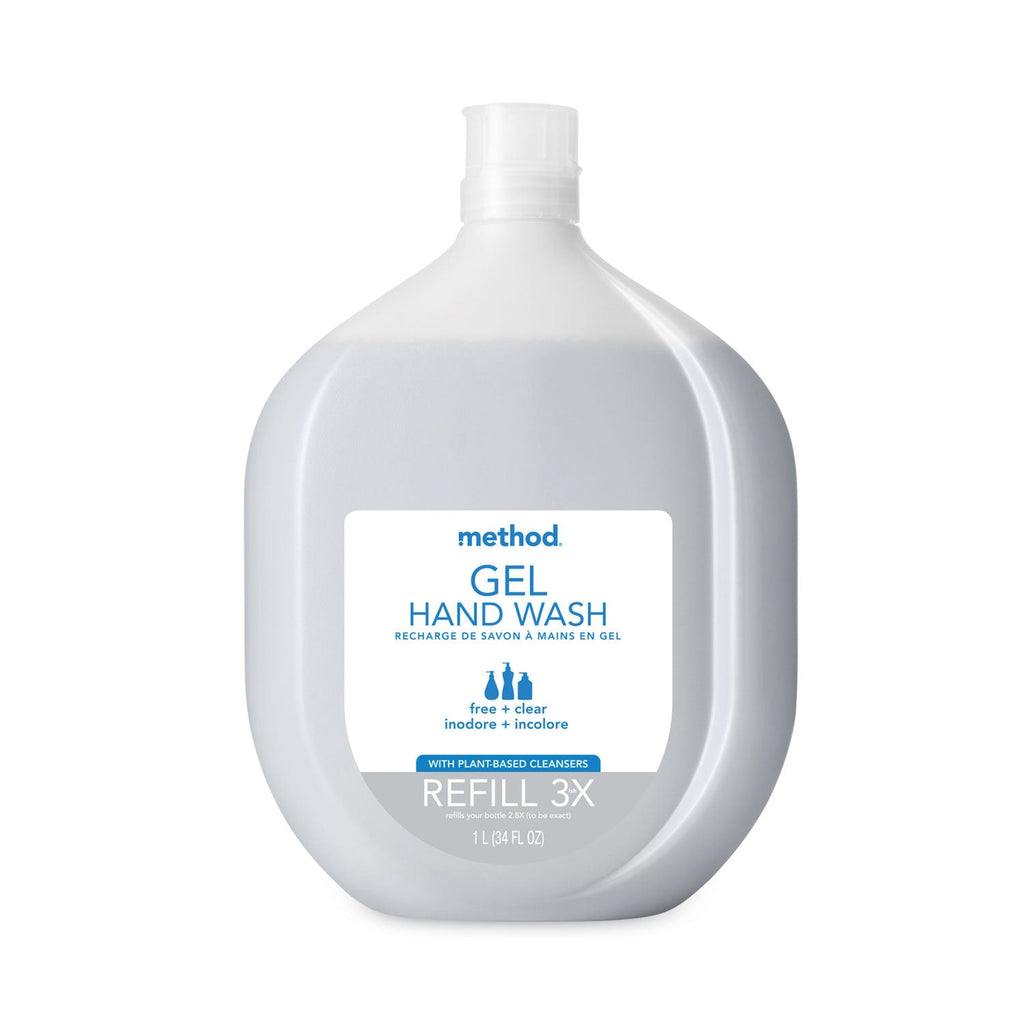 Method Gel Hand Wash Refill Tub, Fragrance-Free, 34 oz Tub