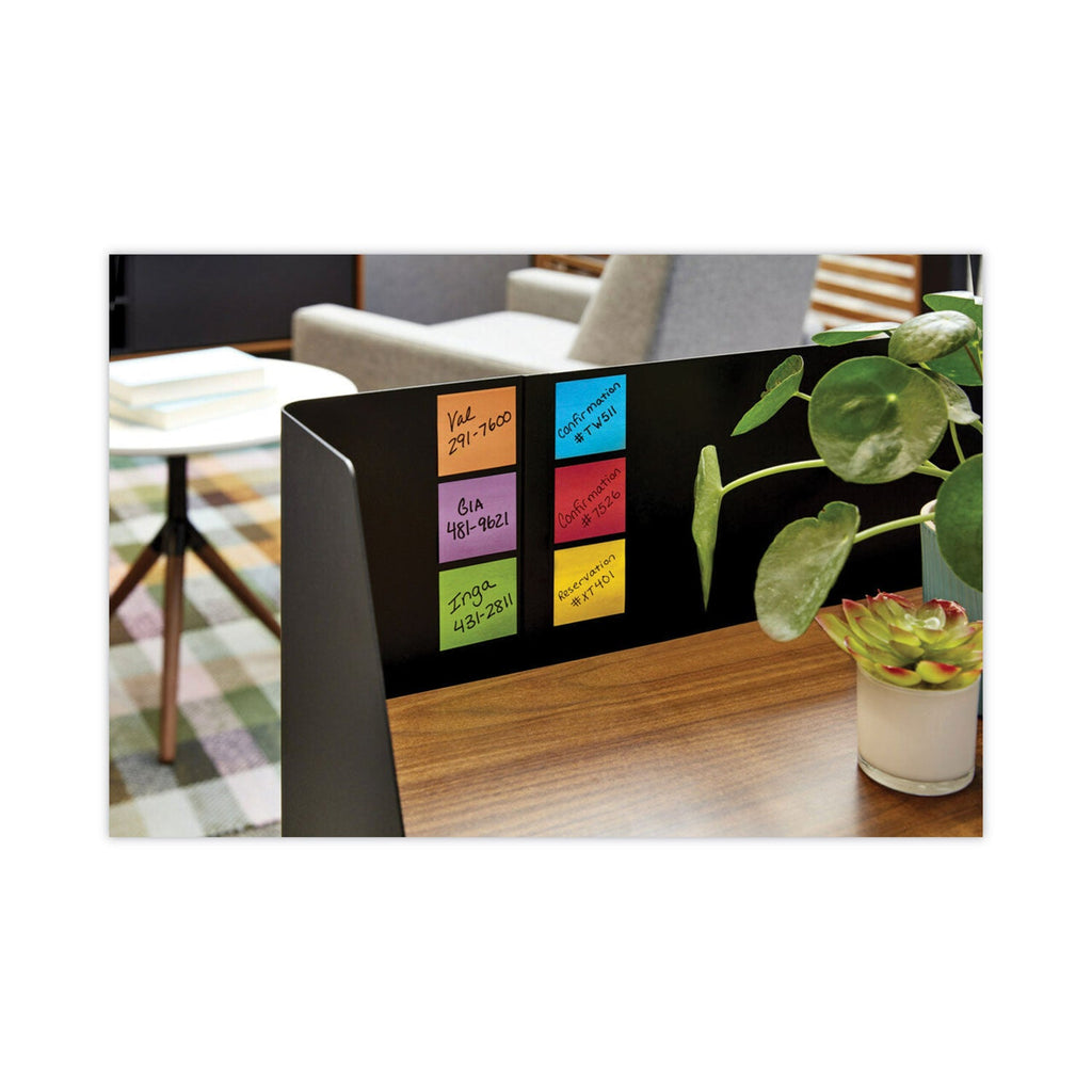 Post-it Pads in Energy Boost Collection Colors, 2" x 2", 90 Sheets/Pad, 8 Pads/Pack