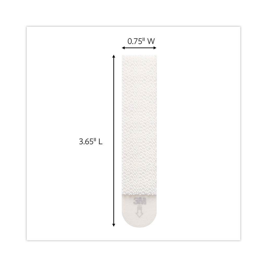 Command Picture Hanging Strips, Removable, Holds Up to 4 lbs per Pair, 0.5 x 3.63, White, 4 Pairs/Pack