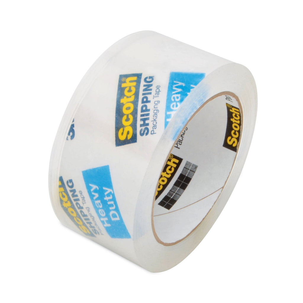 Scotch Packaging Tape Dispenser with Two Rolls of Tape, 3" Core, For Rolls Up to 2" x 60 yds, Red
