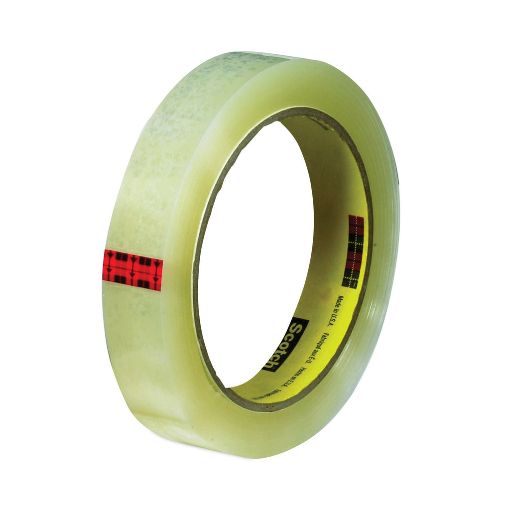Scotch Transparent Tape, 3" Core, 1" x 72 yds, Transparent, 3/Pack