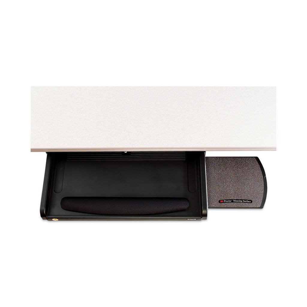 3M Under Desk Keyboard Drawer, 23w x 14d, Black