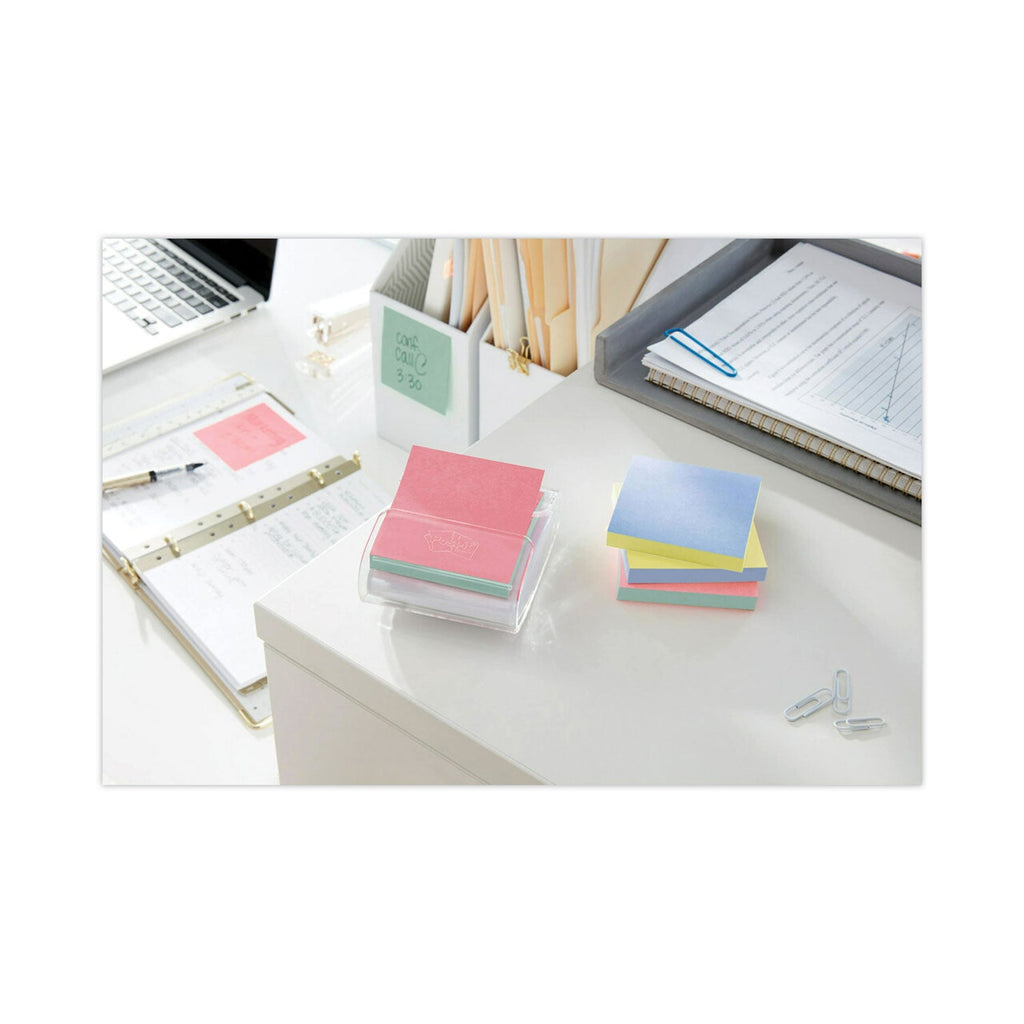 Post-it Original Recycled Pop-up Notes, 3" x 3", Sweet Sprinkles Collection Colors, 100 Sheets/Pad, 12 Pads/Pack