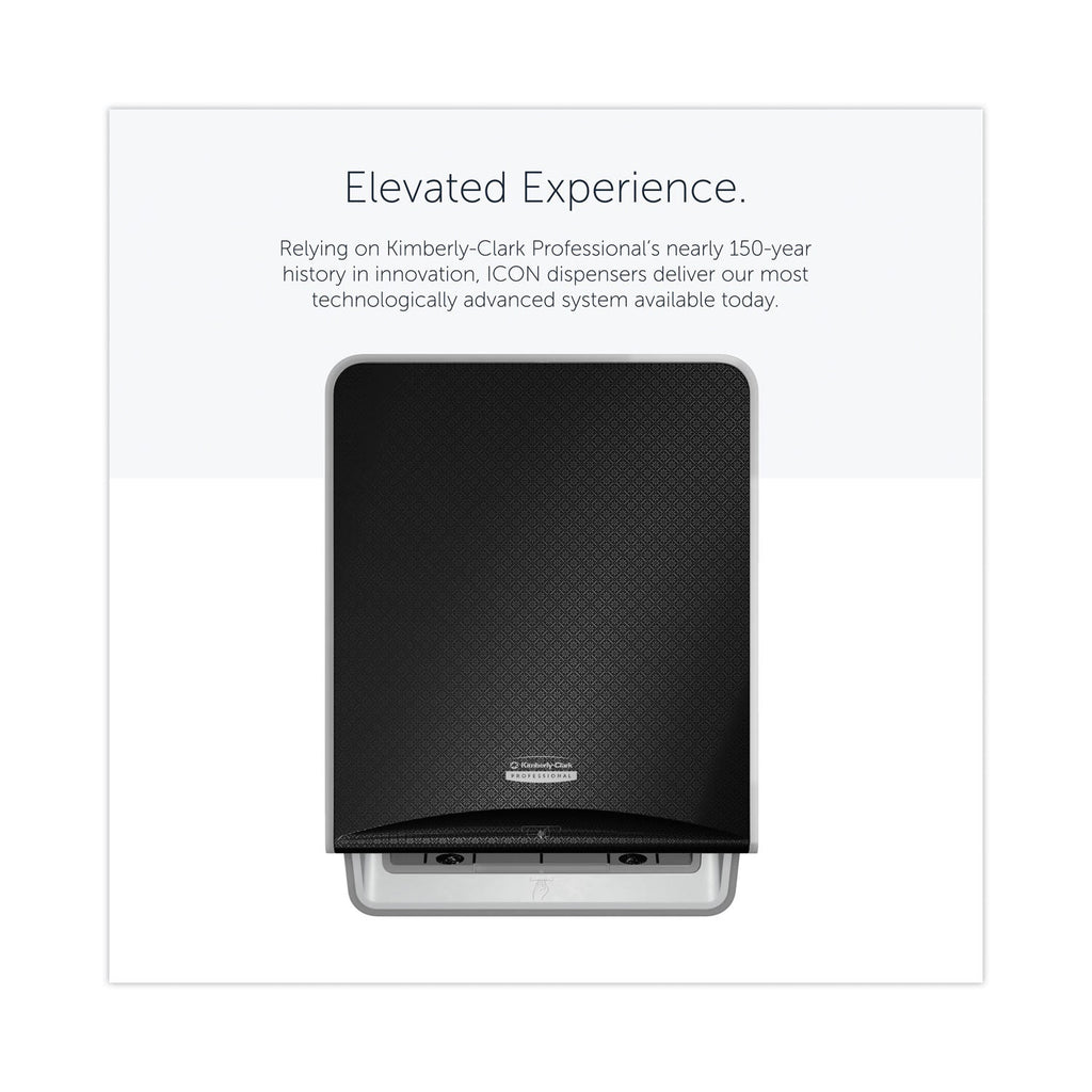 Kimberly-Clark Professional* ICON Automatic Roll Towel Dispenser, 20.12 x 16.37 x 13.5, Black Mosaic