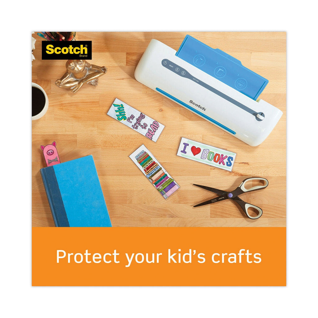 Scotch Laminating Pouches, 3 mil, 9" x 11.5", Gloss Clear, 200/Pack
