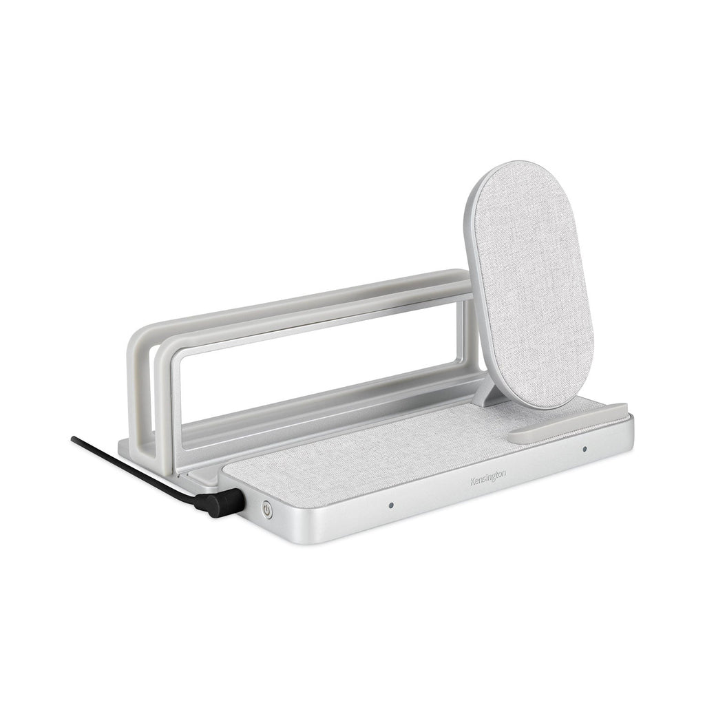 Kensington StudioCaddy with Qi Wireless Charging for Apple Devices, USB-A; USB-C, Silver