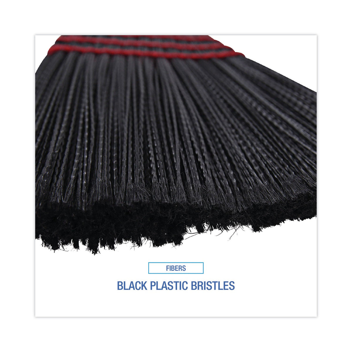 Boardwalk Maid Broom, Plastic Bristles, 54" Overall Length, Dozen