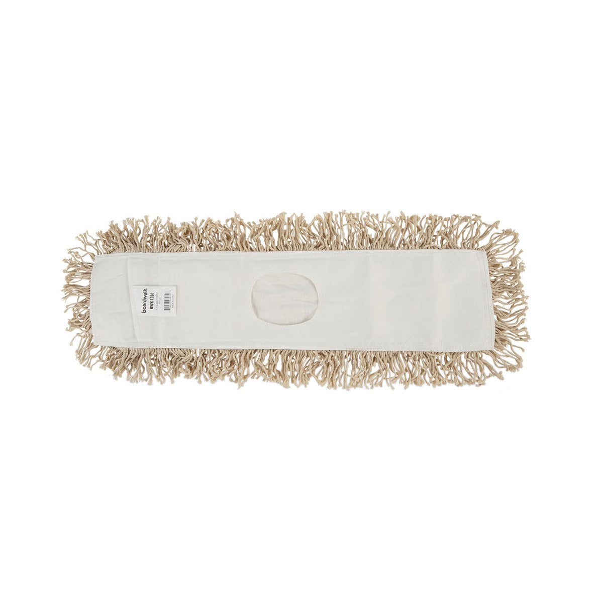 Boardwalk Industrial Dust Mop Head, Hygrade Cotton, 24w x 5d, White