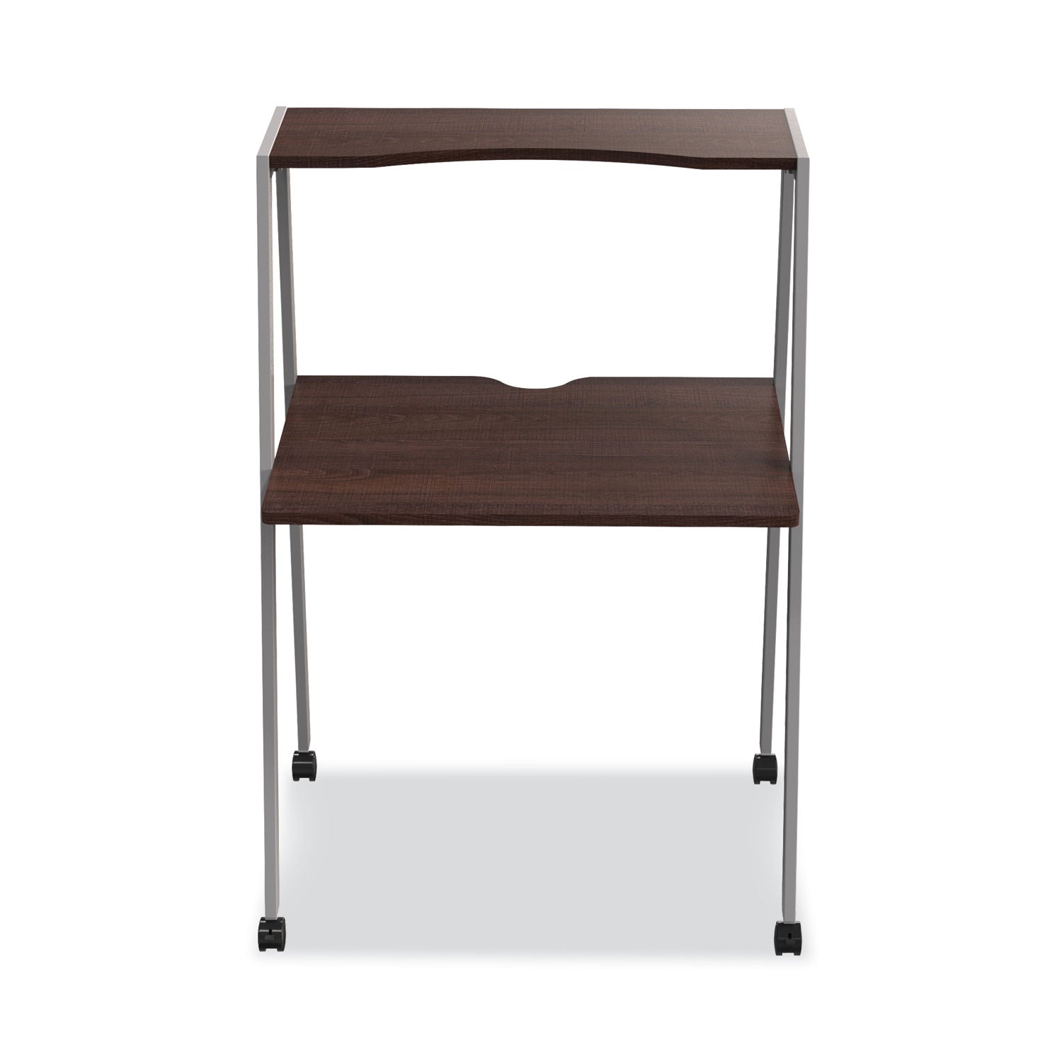Linea Italia Kompass Flexible Home/Office Desk, 33" x 23.4" x 48", Mocha