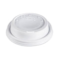 Dart Cappuccino Dome Sipper Lids, Fits 8 oz to 10 oz Cups, White, 1,000/Carton