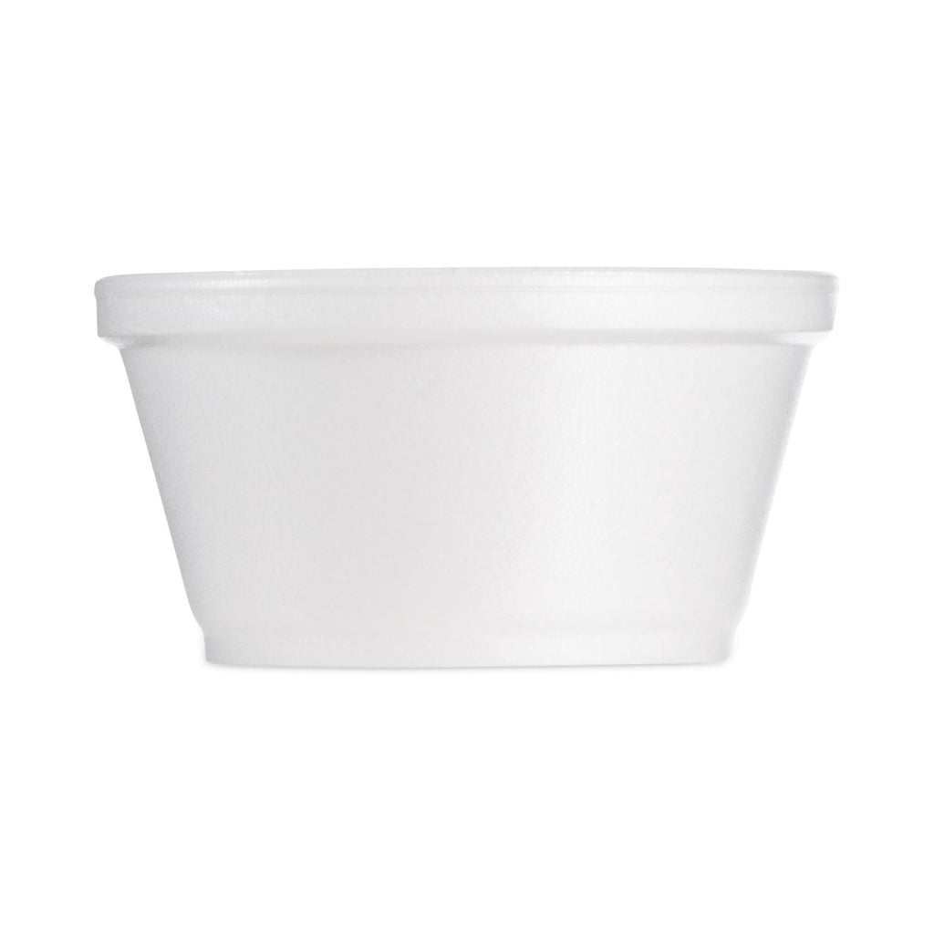 Dart Foam Container, 8 oz, White, 1,000/Carton