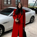 Korean-style Trendy Mid-length Over-the-knee Coat For Petite Women