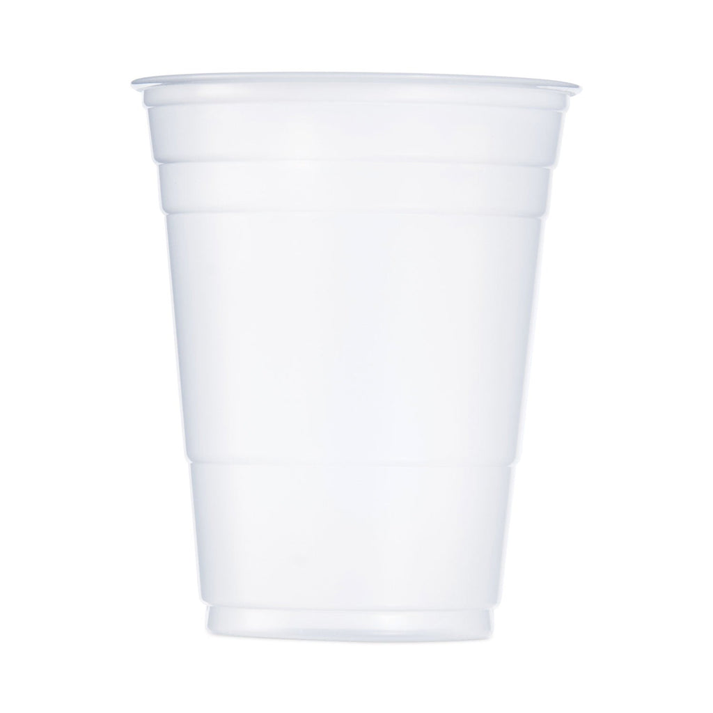 Dart Conex Translucent Plastic Cold Cups, 16 oz, 50/Sleeve, 20 Sleeves/Carton