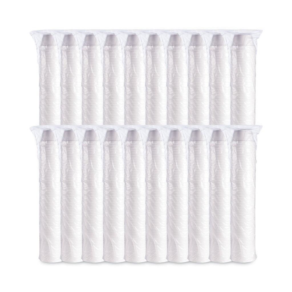 Dart Foam Container, 8 oz, White, 1,000/Carton