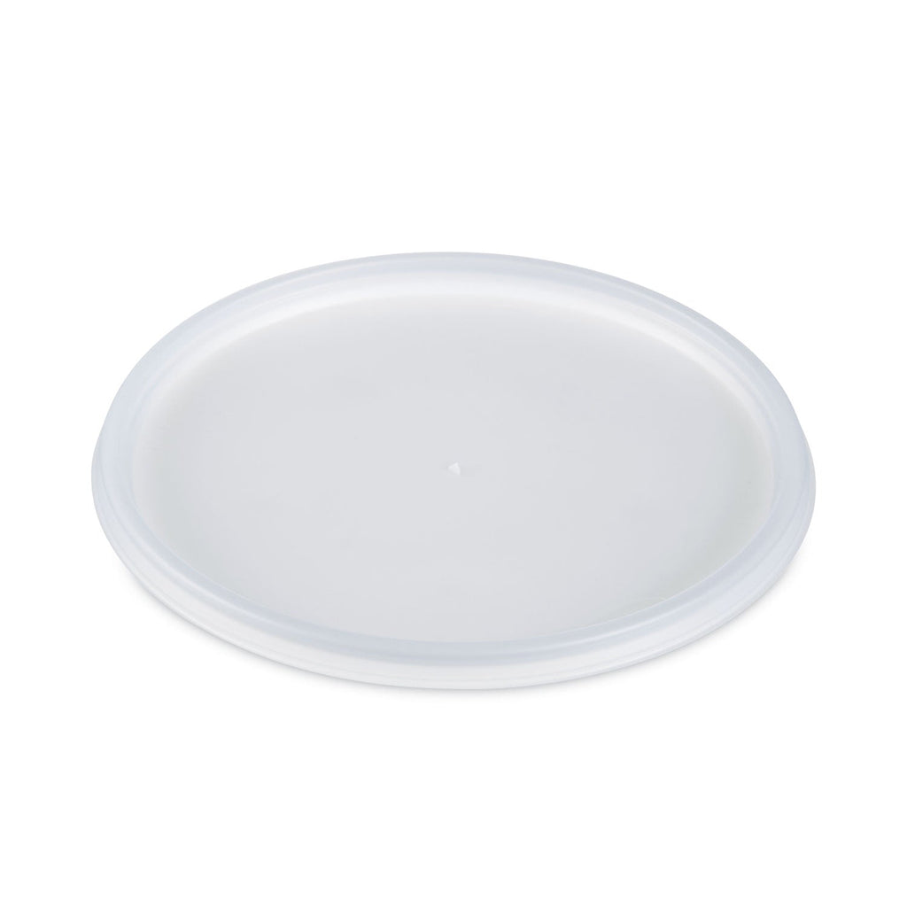 Dart Plastic Lids for Foam Containers, Flat, Vented, Fits 24-32 oz, Translucent, 100/Pack, 5 Packs/Carton