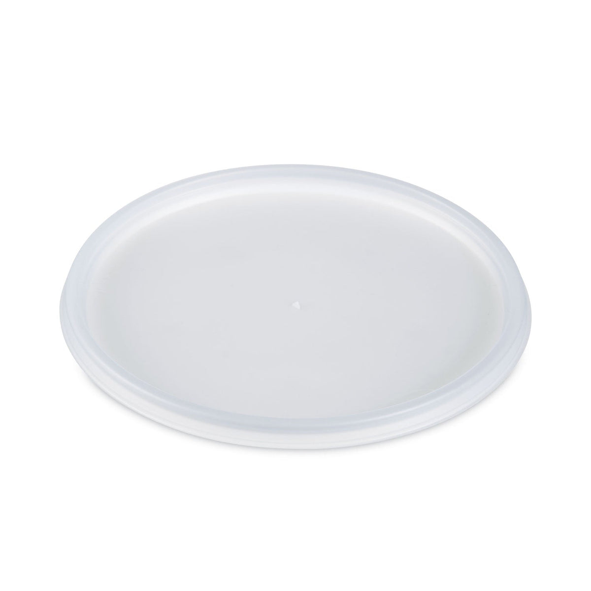 Dart Plastic Lids for Foam Containers, Flat, Vented, Fits 24-32 oz, Translucent, 100/Pack, 5 Packs/Carton