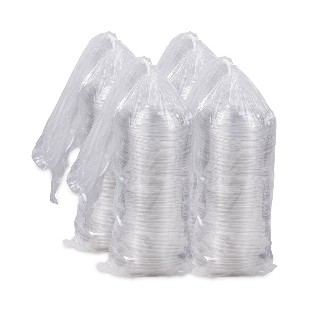 Dart PresentaBowls Clear Dome Lids, 7.3 Diameter x 1.1 h, Clear, Plastic, 63 Lids/Bag, 4 Bags/Carton