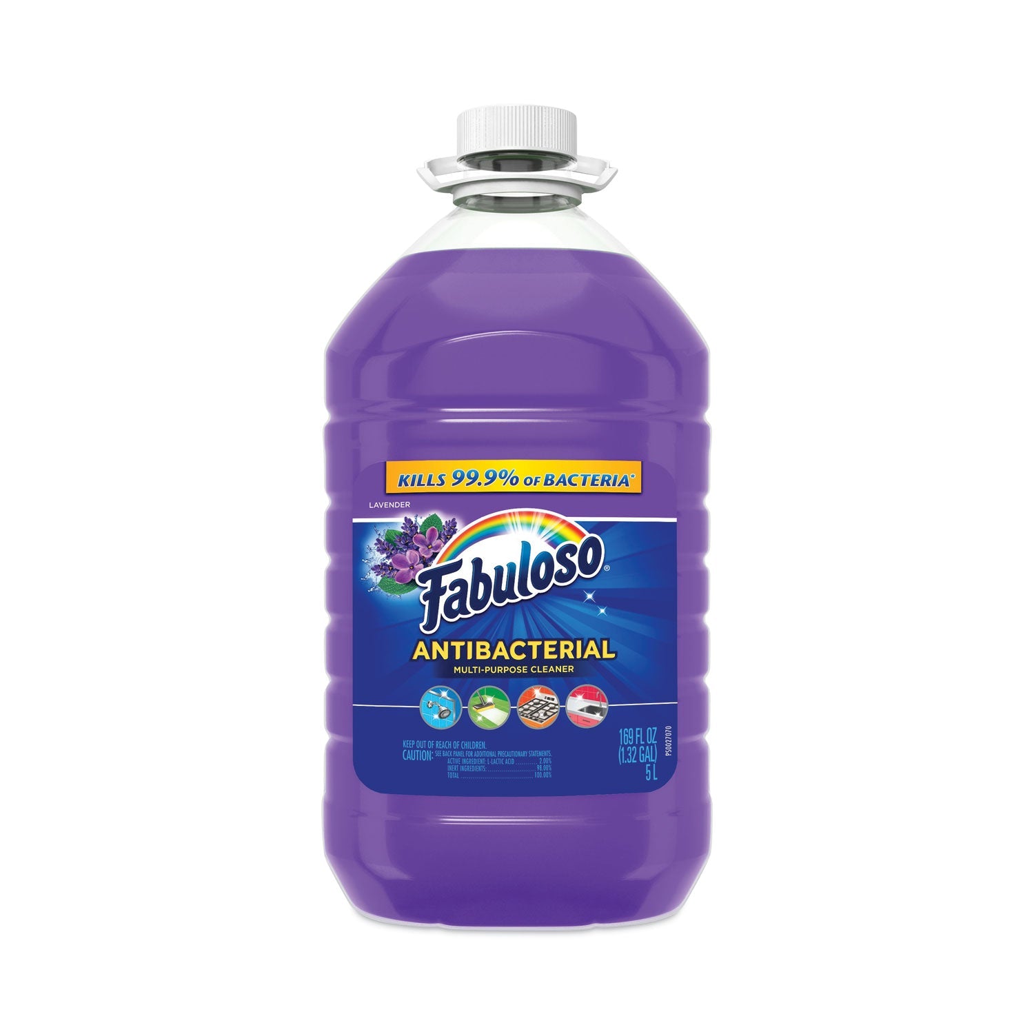 Fabuloso Antibacterial Multi-Purpose Cleaner, Lavender Scent, 169 oz Bottle, 3/Carton
