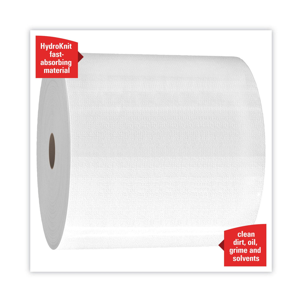 WypAll Power Clean X80 Heavy Duty Cloths, Jumbo Roll, 12.4 x 12.2, White, 475/Roll
