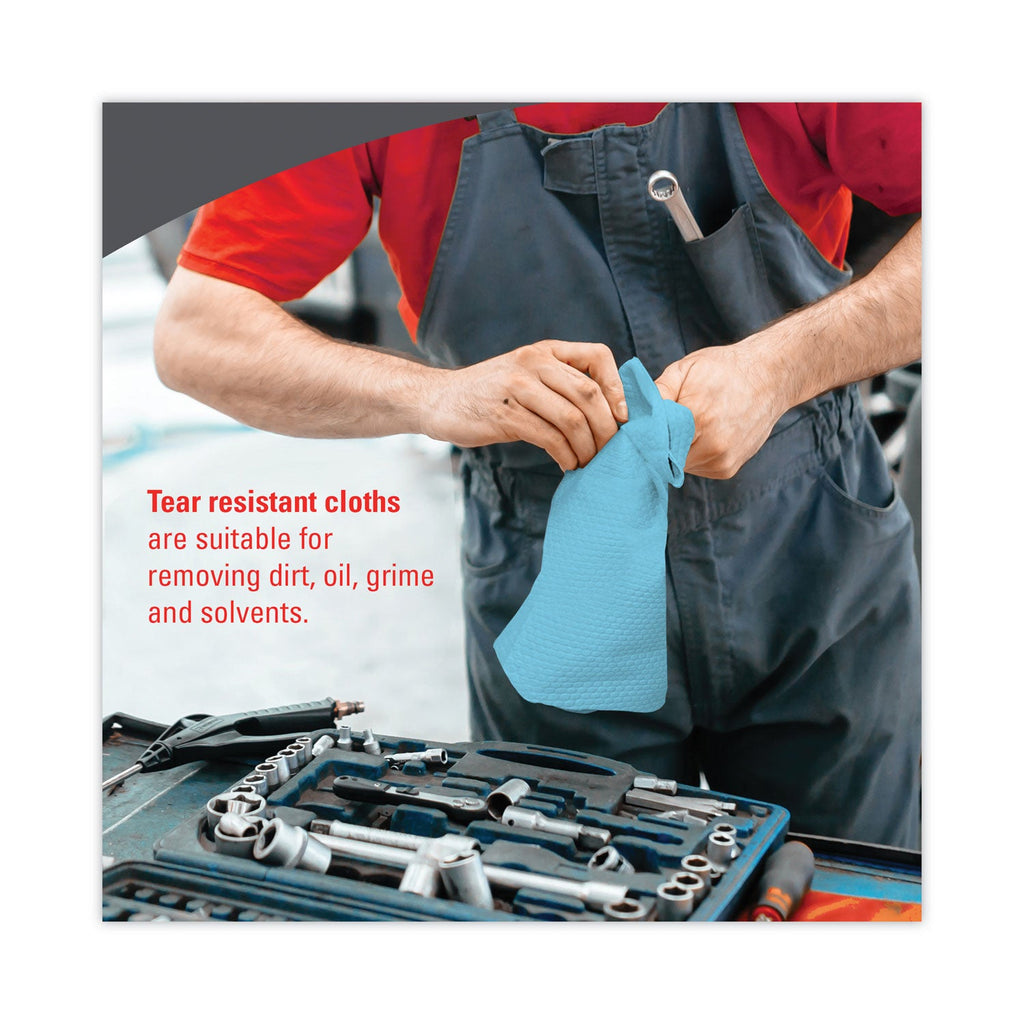 WypAll X70 Cloths, Jumbo Roll, 12.4 x 12.2, Blue, 870/Roll