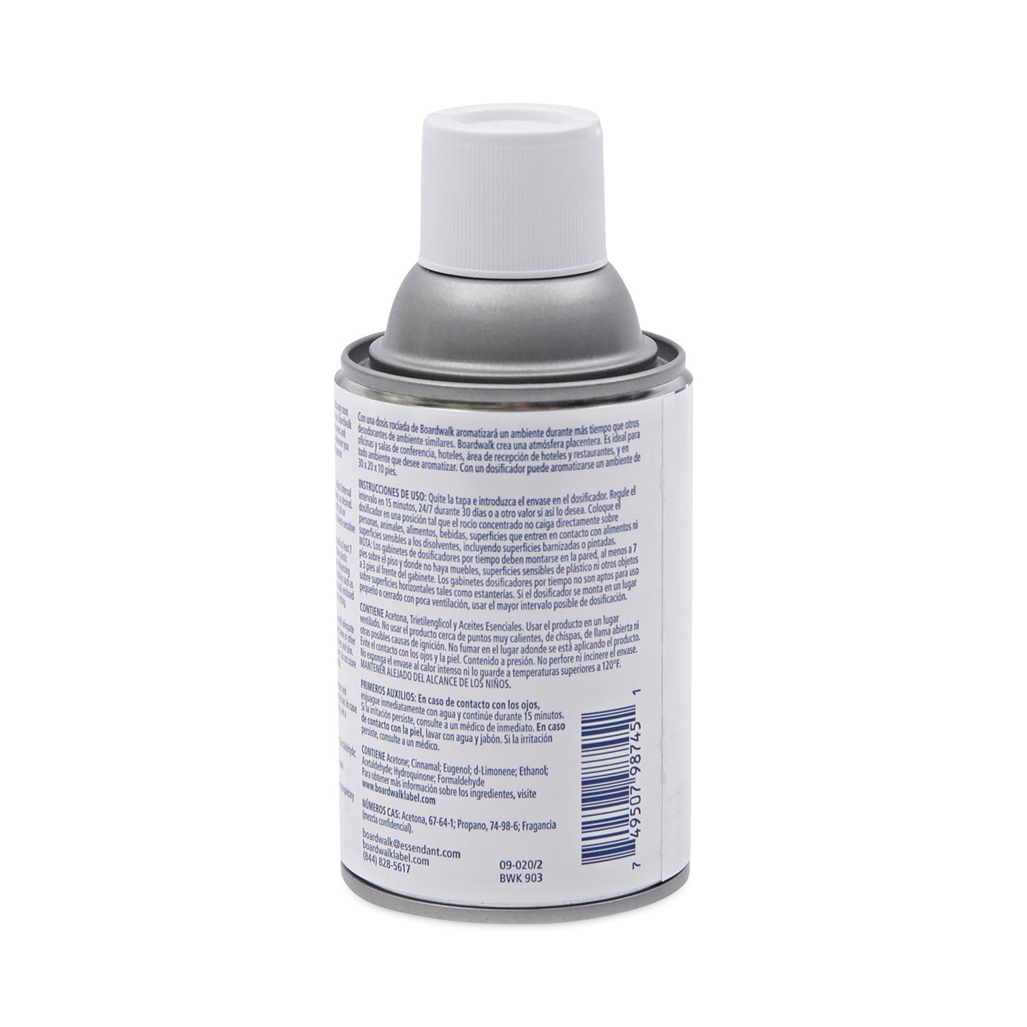Boardwalk Metered Air Freshener Refill, Cinnamon Sunset, 5.3 oz Aerosol Spray, 12/Carton