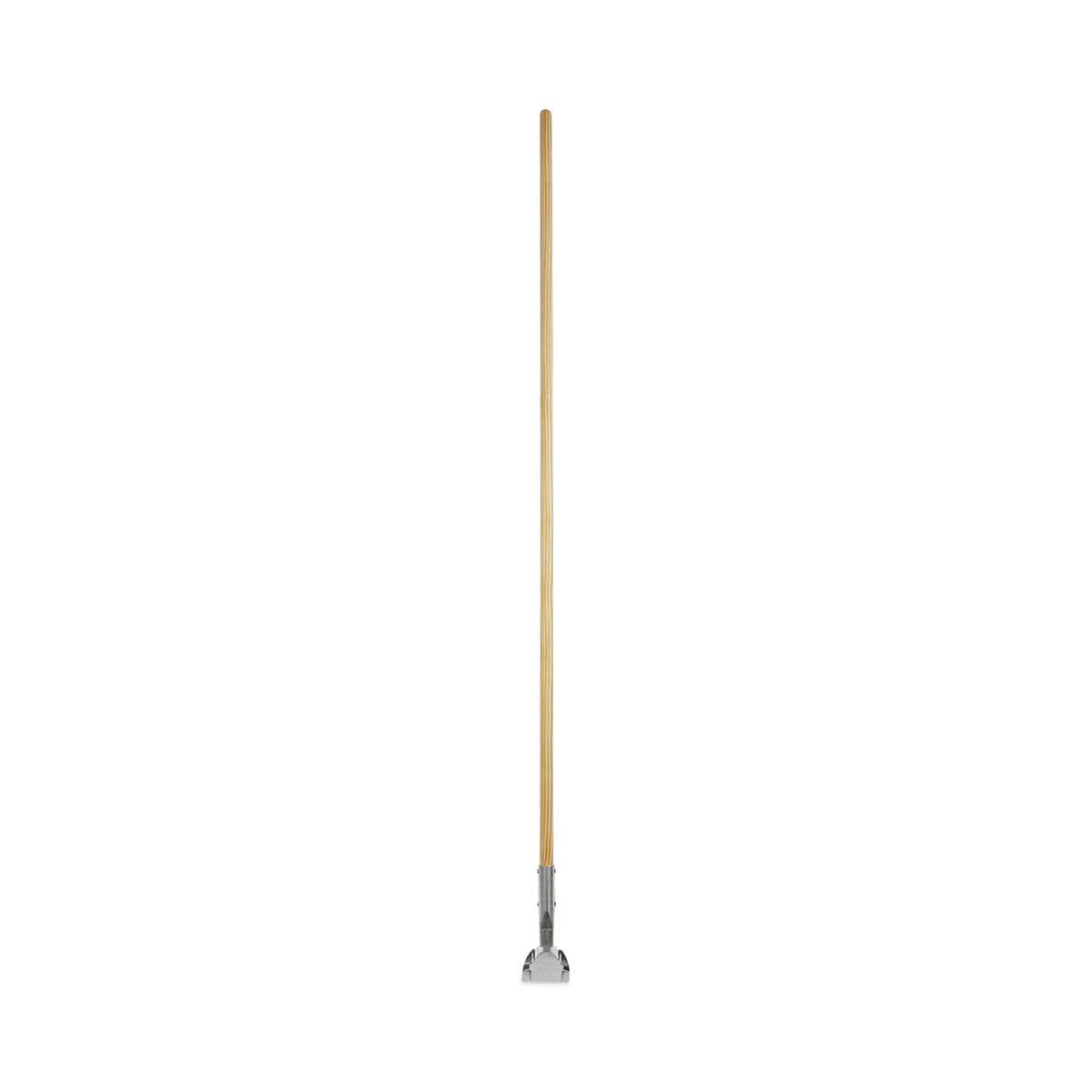 Boardwalk Clip-On Dust Mop Handle, Lacquered Wood, Swivel Head, 1" dia x 60", Natural
