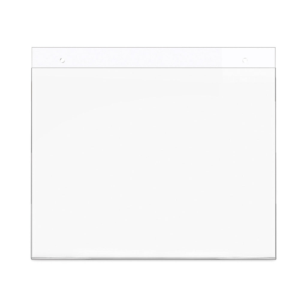 deflecto Classic Image Wall-Mount Sign Holder, Landscape, 11 x 8.5, Clear