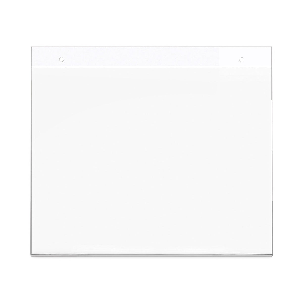 deflecto Classic Image Wall-Mount Sign Holder, Landscape, 11 x 8.5, Clear