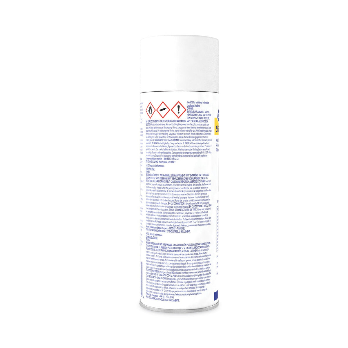 Diversey Shine-UpTM/MC Multi-Surface Foaming Polish, Lemon Scent, 15 oz Aerosol Spray, 12/Carton