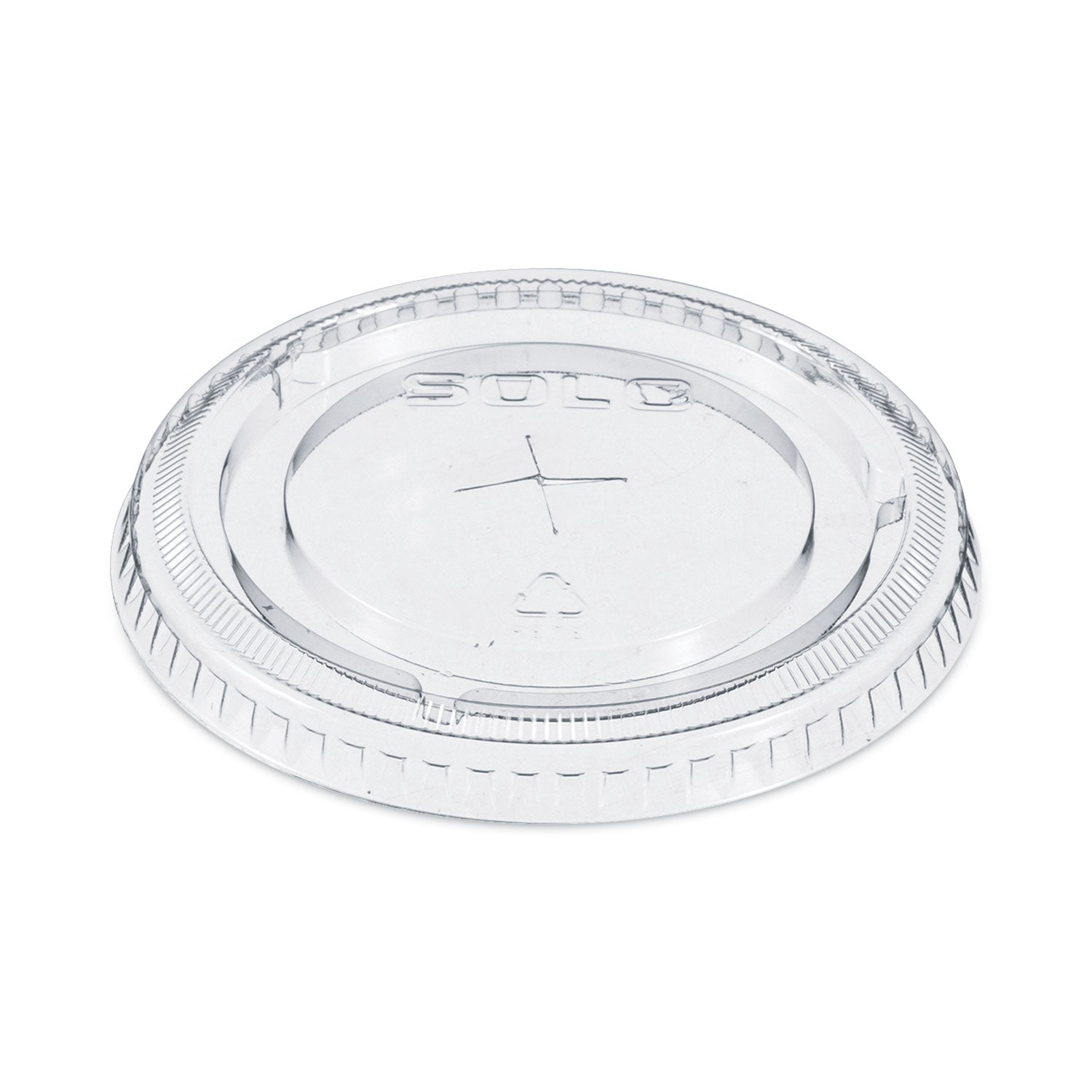 Dart Straw-Slot Cold Cup Lids, Fits 9 oz to 20 oz Cups, Clear, 100/Pack
