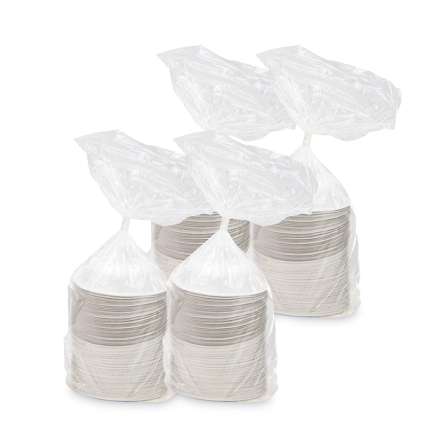 Dart Bare Paper Eco-Forward Dinnerware, Bowl, 12 oz, Green/Tan, 125/Pack, 4 Packs/Carton