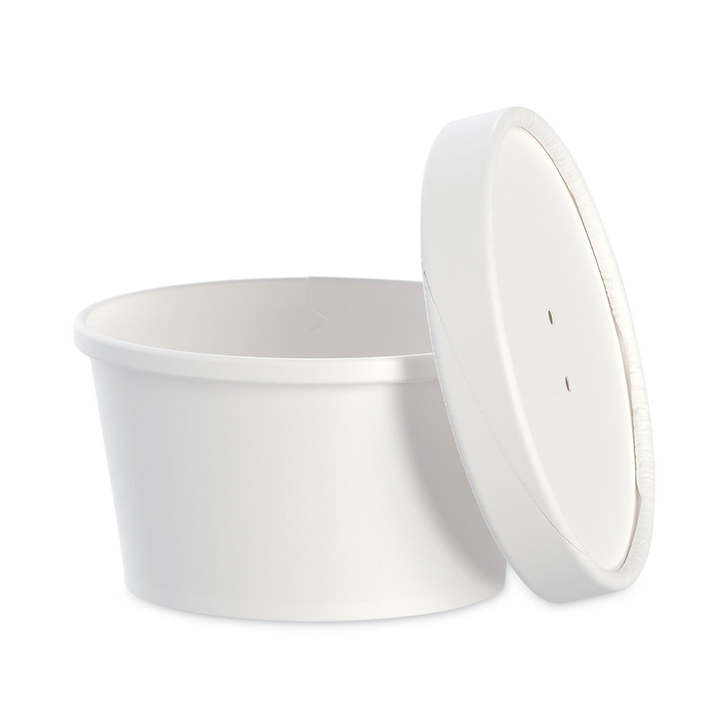 Dart Flexstyle Double Poly Food Combo Pack, 8 oz, White, Paper, 25/Pack, 10 Packs/Carton