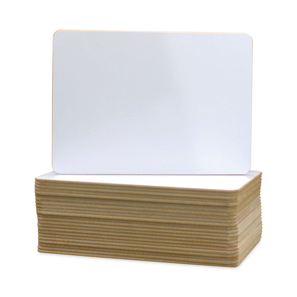 Flipside Dry Erase Board, 9 x 6, White, 24/Pack