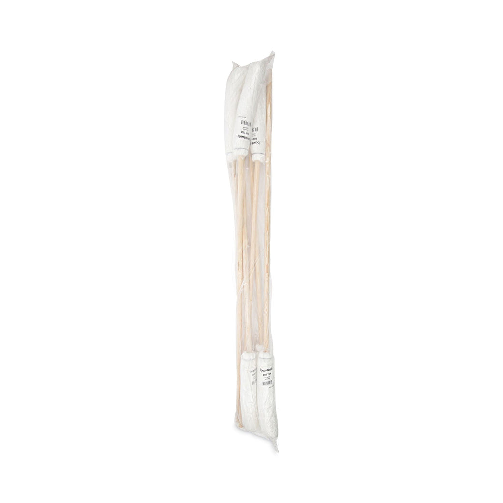 Boardwalk Handle/Deck Mops, 16 oz White Rayon Head, 48" Oak Wood Handle