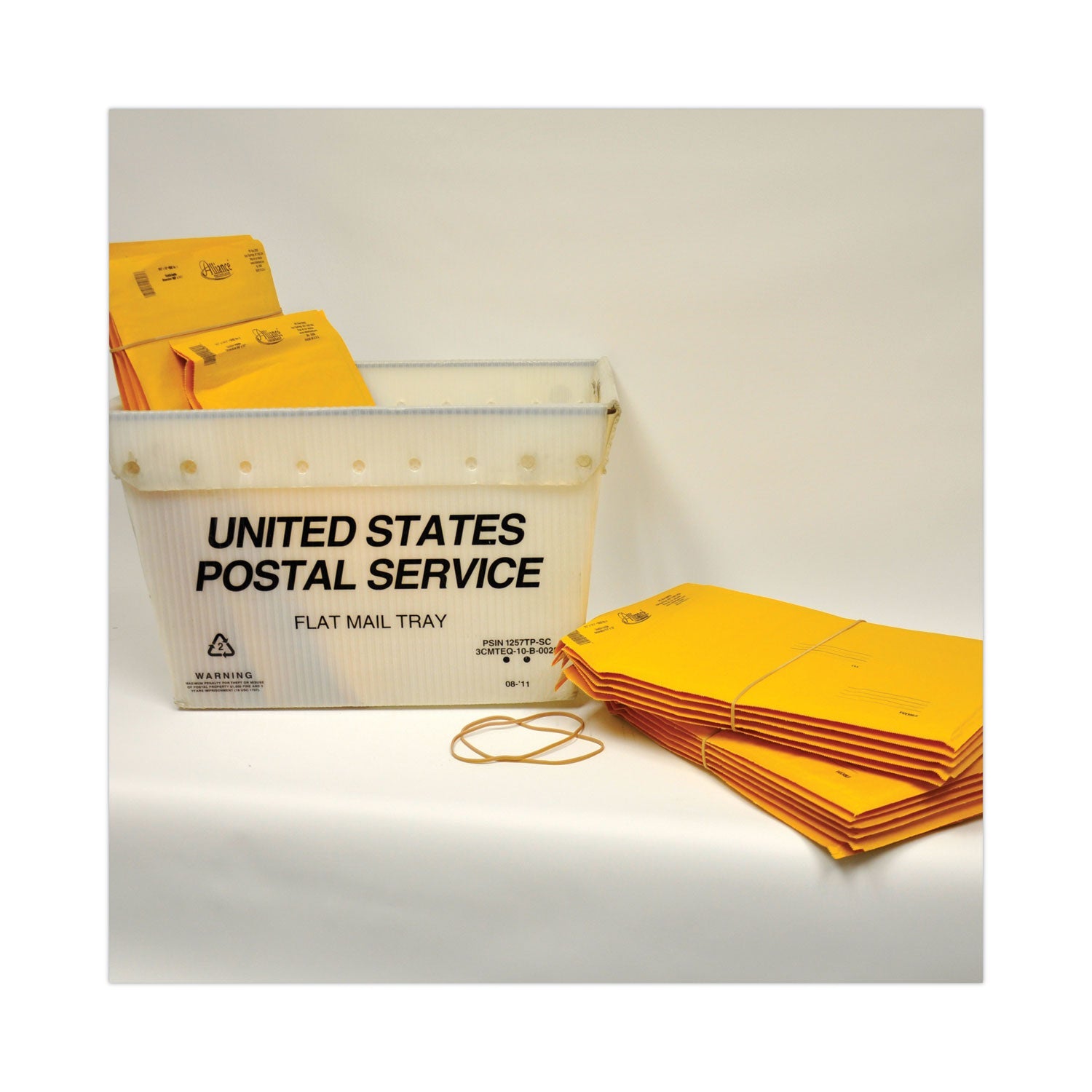 Alliance Sterling Rubber Bands, Size 33, 0.03" Gauge, Crepe, 1 lb Box, 850/Box