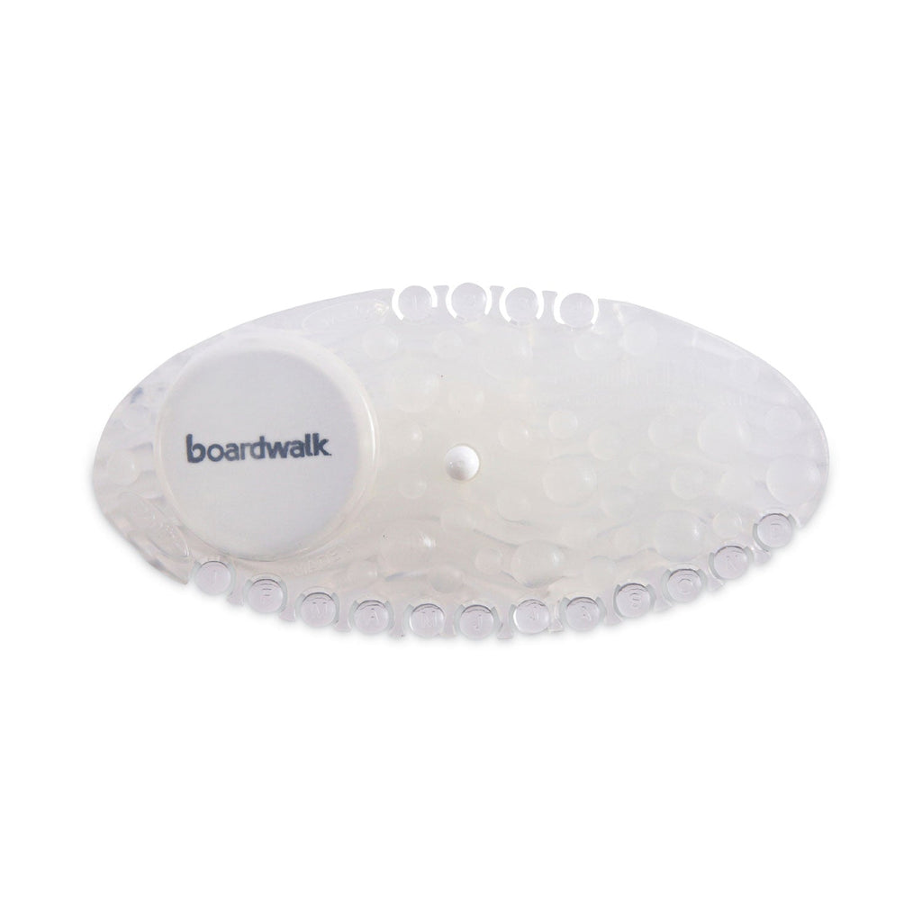 Boardwalk Curve Air Freshener, Mango, Clear, 10/Box, 6 Boxes/Carton