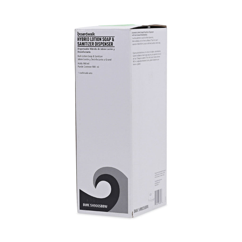 Boardwalk Bulk Fill Foam Soap Dispenser with Key Lock, 900 mL, 5.25 x 4 x 12, Black Pearl